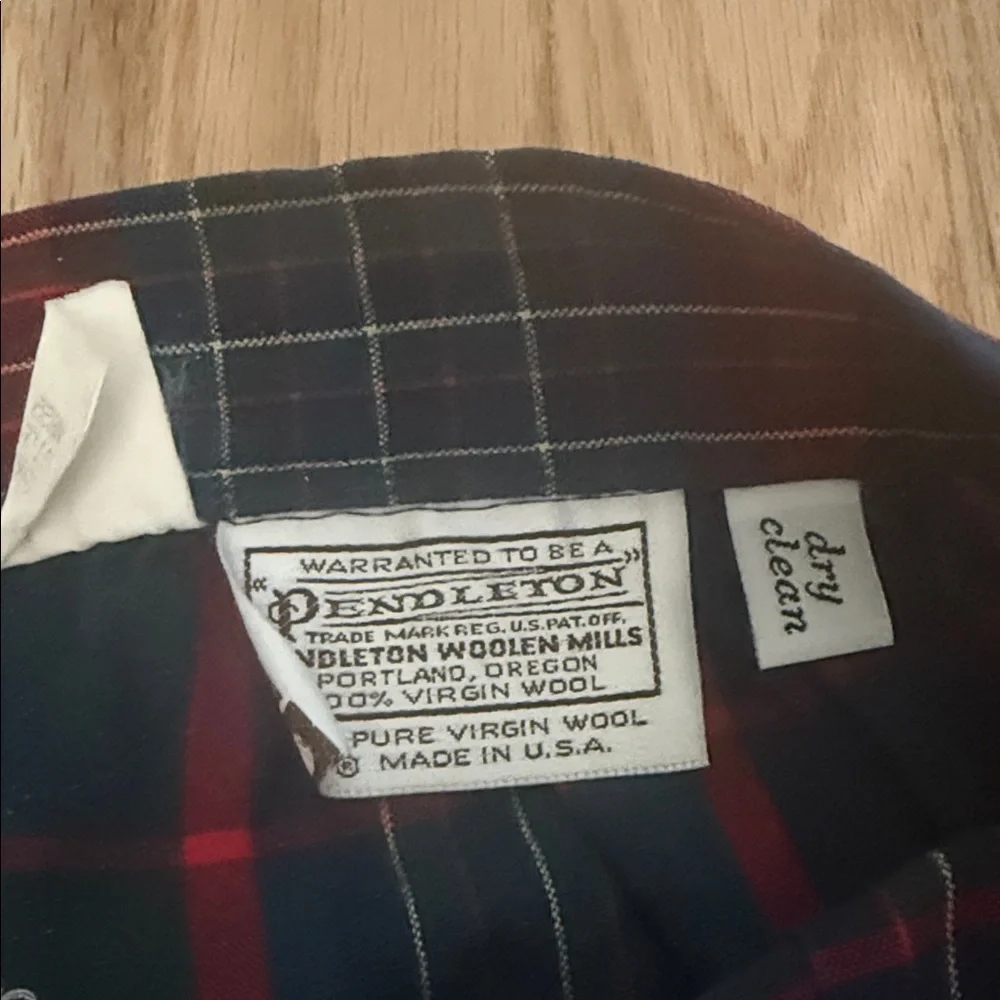 Vintage Pendleton Wool Skirt size 6 - Picture 2 of 3